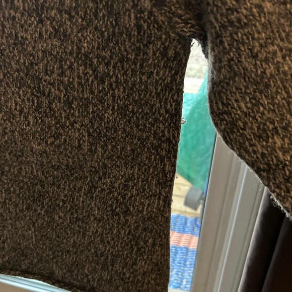 Roots Grey Marled Knit Cardigan with Red Stripe Detail - Picture 9 of 12